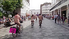 World naked Bike ride 2014 Brighton