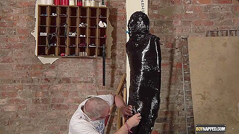 Wrapped In Plastic And Wanked - Kenzie Mitch And Sebastian Kane