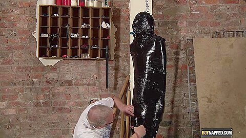 Wrapped In Plastic And Wanked - Kenzie Mitch And Sebastian Kane