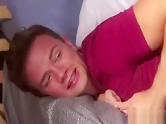 Wriggly twinkies love spanking and rimming