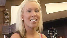 Young Blonde Slut Spreads Legs And Gets Her Pink Pussy Fingered And Fucked