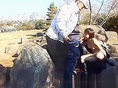 Young japanese girlfriend fucked hard outdoor segment