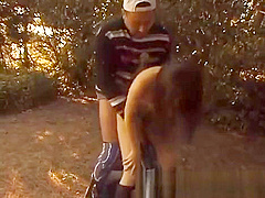 Young japanese girlfriend fucked hard outdoor segment