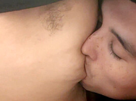 Younger Guy Loves Licking Daddys Pits & Sucking On His Tits