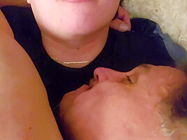 Younger Guy Loves Licking Daddys Pits & Sucking On His Tits