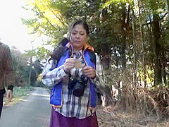 azusa yagi japanese big tits picked up while hiking