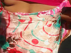 big ass nepali aunty walking