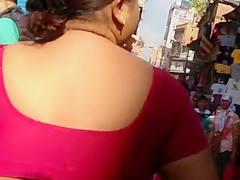 big ass nepali aunty walking