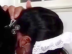 big tit ebony maid interracial cock 3way threesome Pt 1