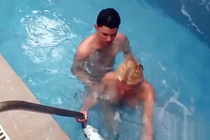 blond shemale Sucks 10-Pounder And bonks guys a-hole
