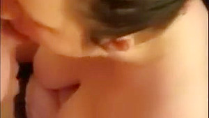 blowjob/titfuck and my wifes first facial cumshot