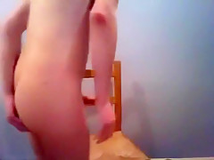 boy love his dildo