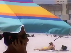 candid sexy asian milf crotch & ass shot 151, roll up bikini