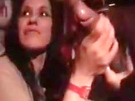college girl Sucking in a Disco