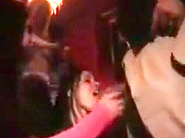 college girl Sucking in a Disco