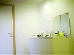 cums on an unaware woman