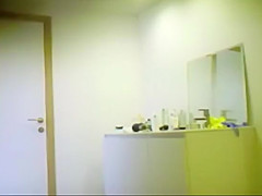 cums on an unaware woman