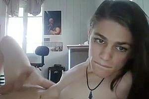 cute trans girl self suck