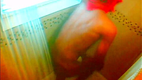 devil jerking off in the shower