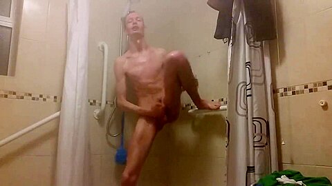 extremely skinny teen 18+ masturbates and takes a steamy shower (sexy body)
