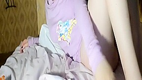 girl rubs her nipples and smokes cigarettes