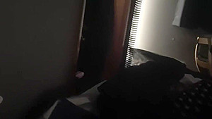 goth gf gives blowjob and gets BIG surprise ;)