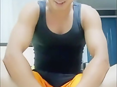 horny asian cam jerk off