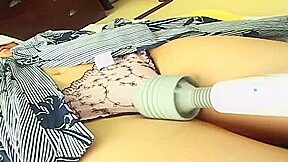 horny woman get orgasm by massage 1