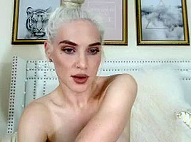 hot amateur gets dressed up and gets anal sex from two big dicks