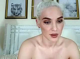 hot amateur gets dressed up and gets anal sex from two big dicks