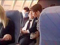 japanese stewardess handjob 1