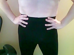 jerking off in tights
