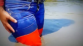 long boots in mud