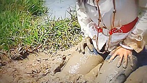 long boots in mud