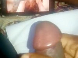 masturbating my cock with actress kajal