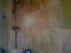 my tattooed Step sister in the shower