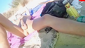 nude beach masturbation