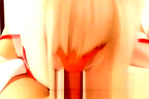 oriental Crossdresser Practice sucking penis