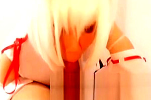 oriental Crossdresser Practice sucking penis