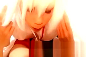 oriental Crossdresser Practice sucking penis