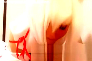 oriental Crossdresser Practice sucking penis