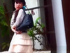 outdoor video of urination with hot Japanese babes