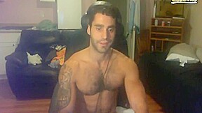 str8 jock jerking off/cumming
