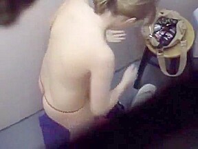 super hot solarium changing room spy girl 2