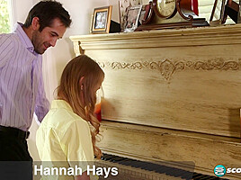 teen 18+ Hannah Hays Fucks Her Piano Instructor