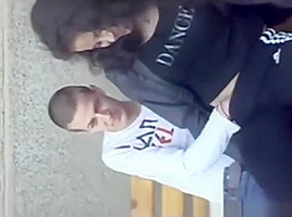 teen 18+ Lets 2 Friends Play With Her Pussy In Public