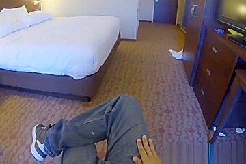 teen 18+ amateur spreads her legs for cock POV