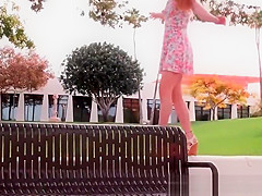 teen 18+ ftv girls Kenzie blonde public upskirt vagina masturbating toy