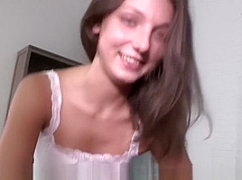 teen 18+ seduction and anal creampie