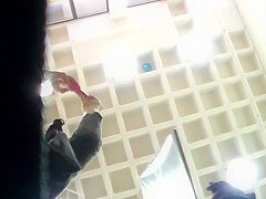 upskirt UF photographer 2(black thong)